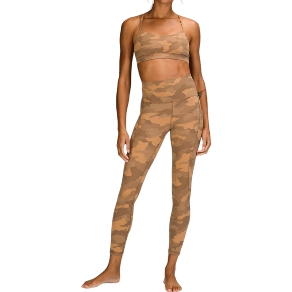 Lululemon Align Heritage 365 Camo Beige Multi High-Rise Pant with Pockets - Picture 1 of 5